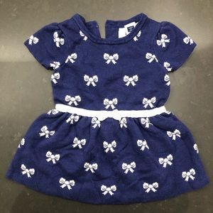 Janie and Jack navy knit dress